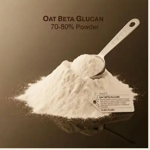 How does oat beta glucan affect cholesterol levels?